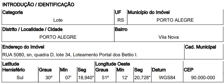 Terreno, Vila Nova em Porto Alegre, RS — foto 2 de 2