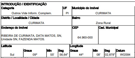 Zona Rural em Curimatá, PI — foto 2 de 2