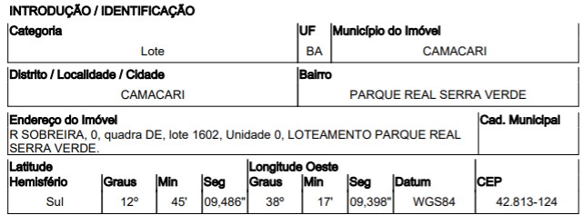 Terreno, Parque Real Serra Verde em Camaçari, BA — foto 2 de 2