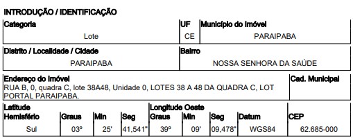 Terreno, Nossa Sra da Saude em Paraipaba, CE — foto 2 de 2
