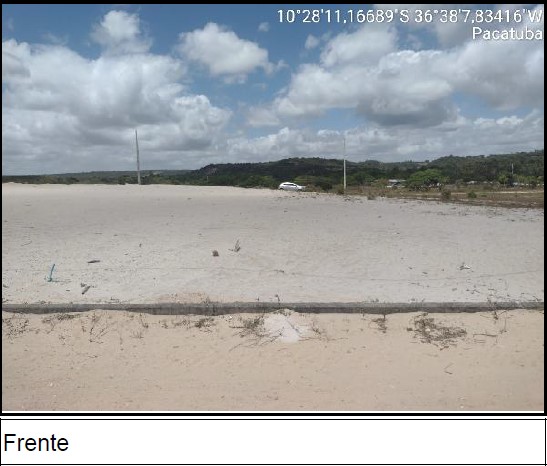 Terreno, Povoado Areia Branca em Pacatuba, SE — foto 2 de 3