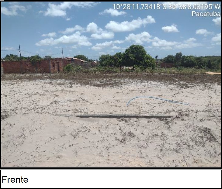 Terreno, Povoado Areia Branca em Pacatuba, SE — foto 2 de 3