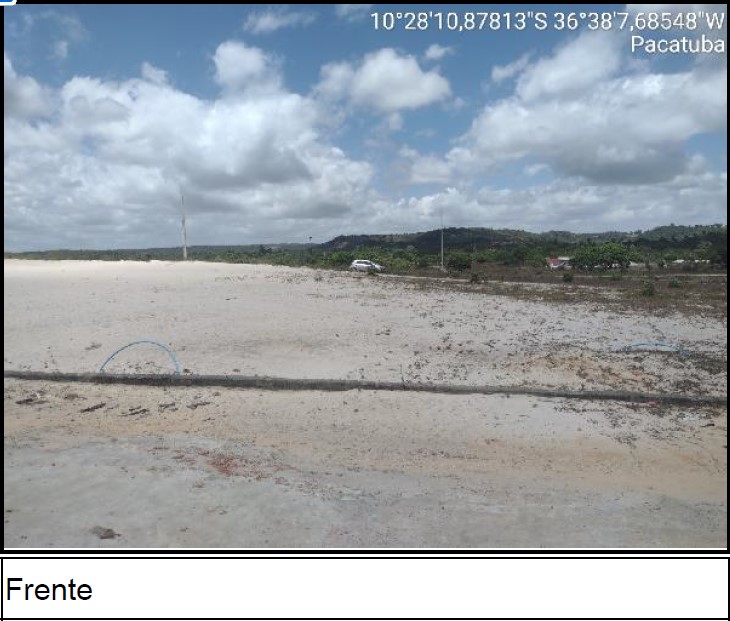 Terreno, Povoado Areia Branca em Pacatuba, SE — foto 2 de 3