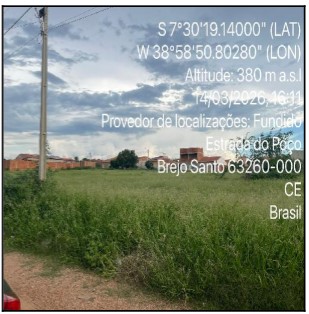 Terreno, Cabaceiras, Brejo Santo, CE