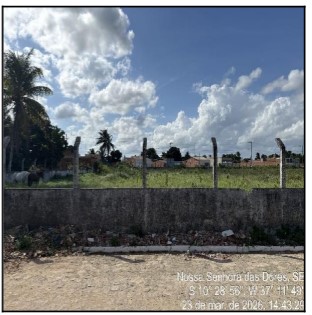 Terreno, Centro em Nossa Senhora das Dores, SE