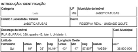 Terreno, Jaboticatubas em Jaboticatubas, MG — foto 2 de 2