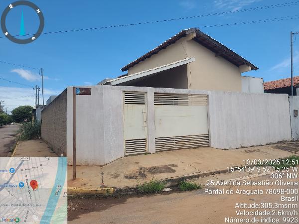 Casa, Centro, Pontal do Araguaia, MT