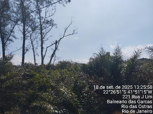 Terreno, Balneario das Garcas, Rio das Ostras, RJ