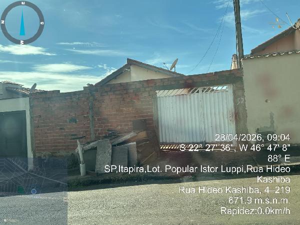 Casa, Loteamento Popular Istor Luppi em Itapira, SP
