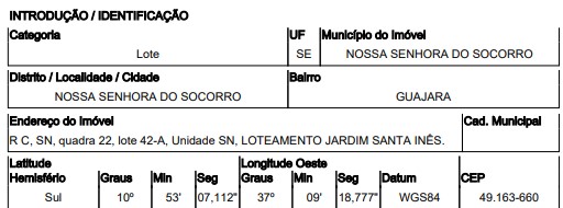 Terreno, Complexo Jardim em Nossa Senhora do Socorro, SE — foto 2 de 2