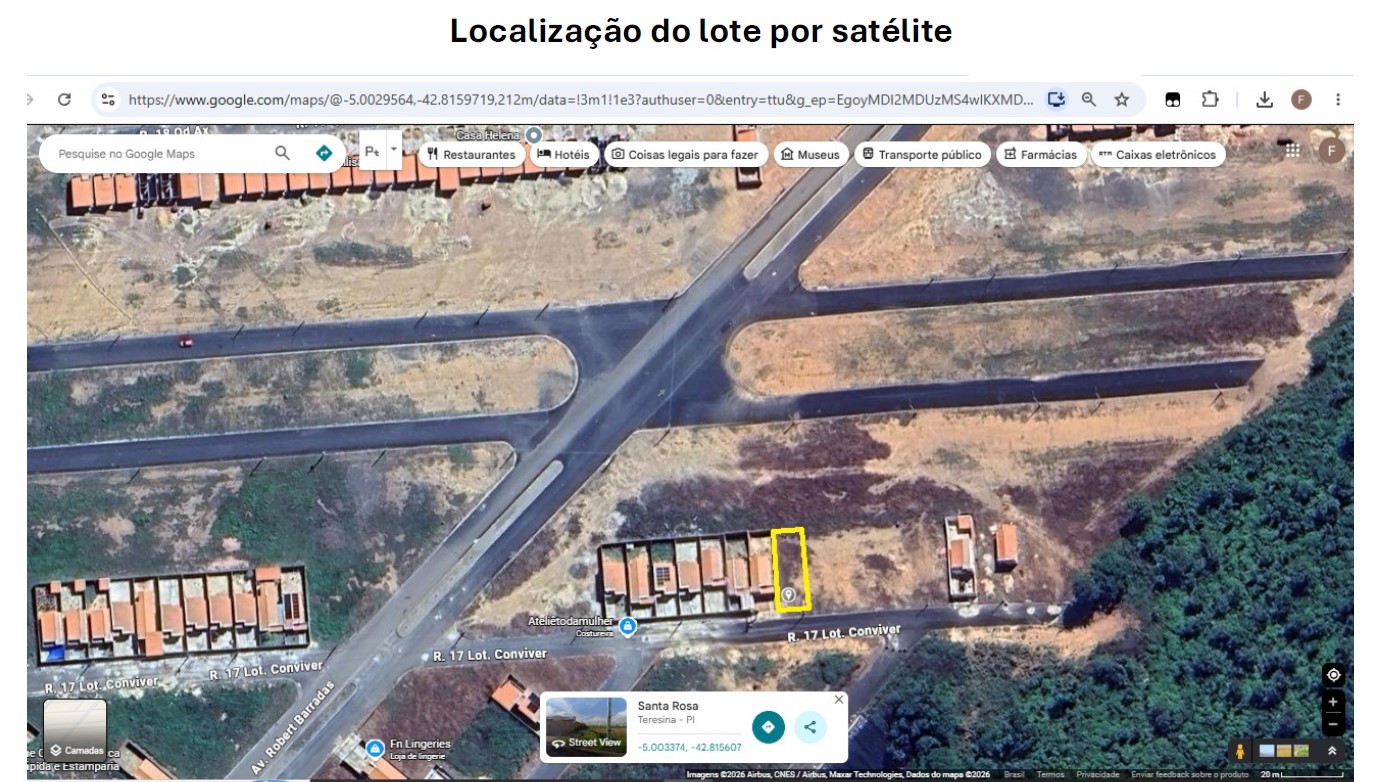 Terreno, Alegre em Teresina, PI — foto 3 de 3