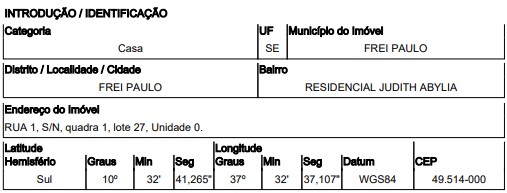 Terreno, Centro em Frei Paulo, SE — foto 2 de 2