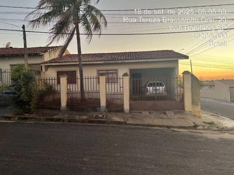 José bonifácio sp rua tereza brassalote orsi 20 matrícula:10.554