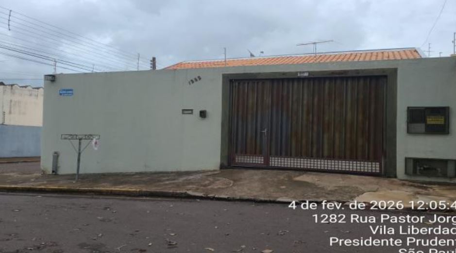 Presidente prudente – sp. jd. bongiovani. casa. áreas totais. terr. 250,00m² e constr. 161,26m²