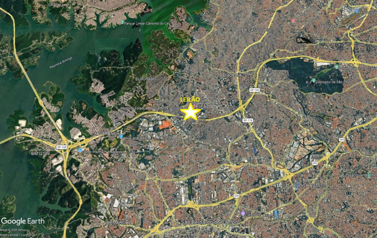 50% (cinquenta por cento) de terreno sito à rua josé gomes da silva, 210, bairro serraria, cep09980-120, diadema/sp, registrado na matrícula n° 7.928...