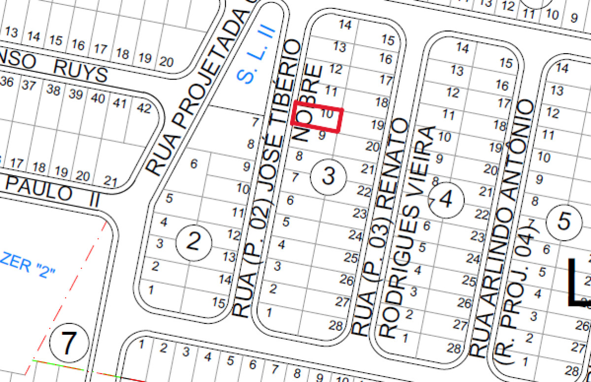 Lote: lote nº 10, da quadra 3, do tipo residencial, do loteamento denominado residencial regissol ii, situado no perímetro urbano desta cidade, municí...