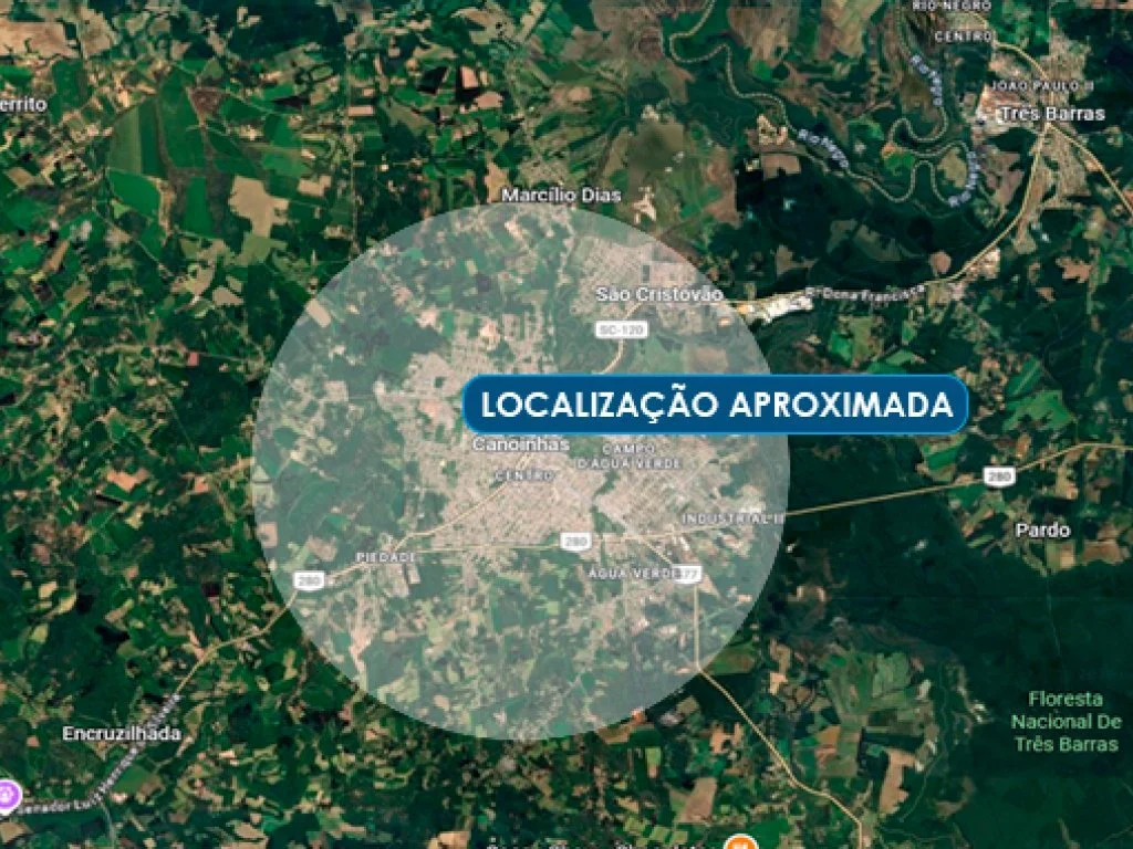 Estrada Geral do Salto da Água Verde em Canoinhas, SC