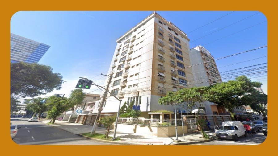 Apartamento nº 91, tipo duplex, localizado no 9º andar e em parte do andar da cobertura do edifício joamar, à rua primeiro de maio, nº 91, aparecida, santos/sp, com área útil de 409,70m².__
