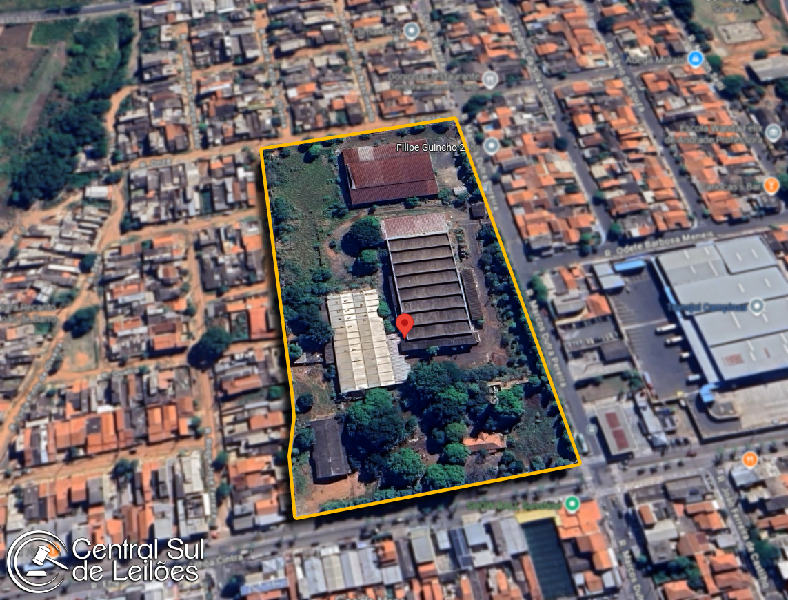 Terreno com área de 41.418,07m², edificado com galpão industrial, no parque industrial bandeirantes, distrito de nova veneza, em sumaré/sp