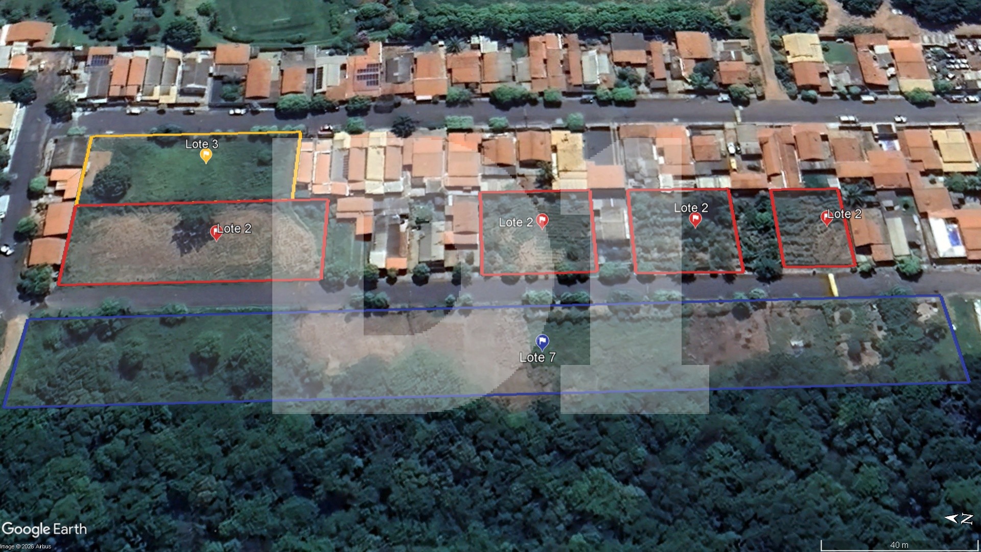 Terreno urbano em auriflama/sp