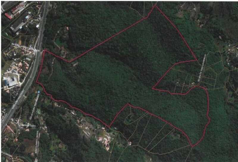 Terreno na rod. regis bittencourt br 116, bairro potuvará, itapecerica da serra, área de 824.618,08m2, acesso pela rodovia regis bittencourt br-116, frente pará o km 294,6, lado esquerdo, sentido são paulo - curitiba