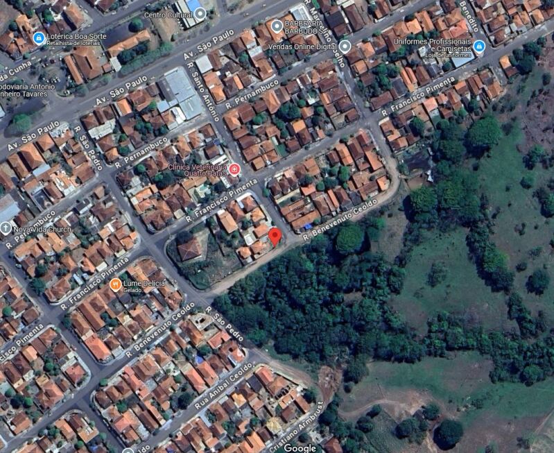 Imóvel na rua santos antonio, a.t. 311,48m², a.c. 368,66m², santa rosa de viterbo/sp