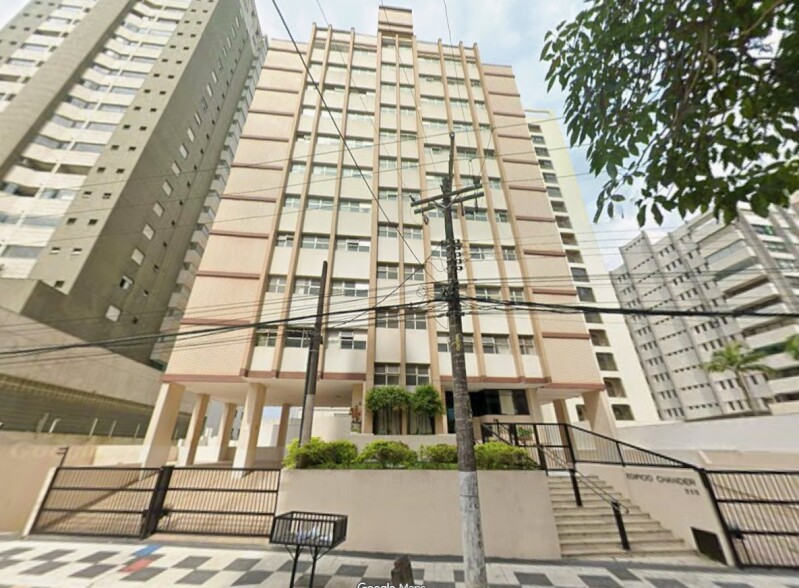 Apartamento ed. chander, a.u. 89m², 1 vaga, vila alzira, guarujá/sp