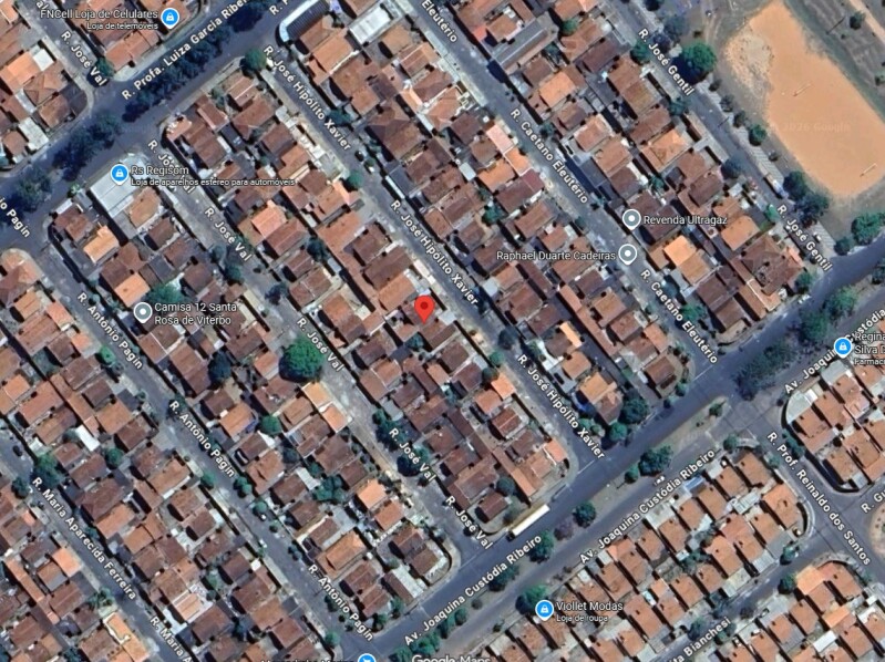Terreno com área de 190,80m², santa rosa de viterbo/sp