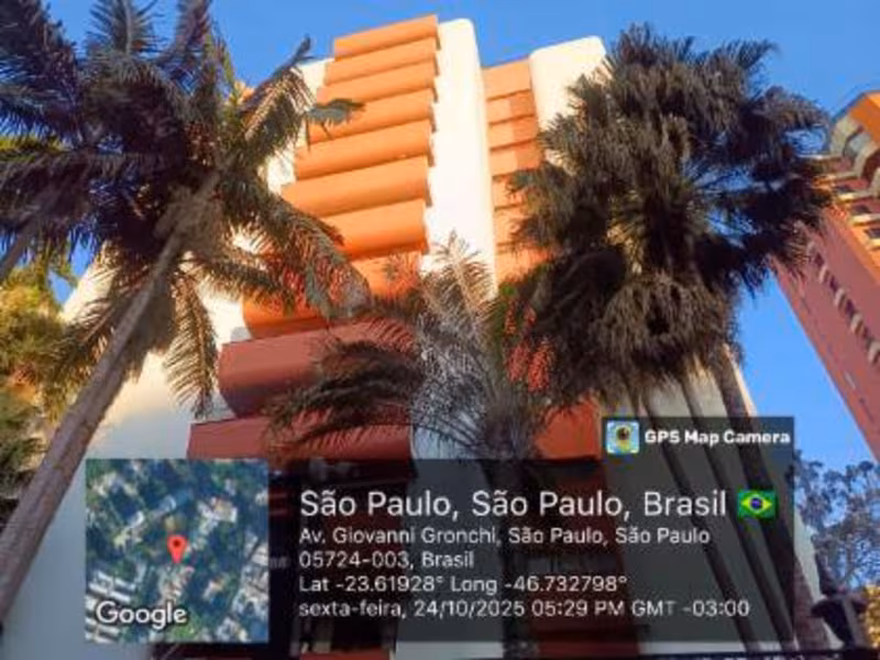 São paulo sp avenida giovanni gronchi 4509 apto 9, edificio wilton paes d matrícula:5.637