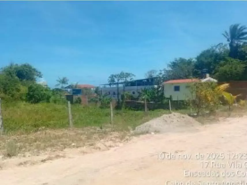 Terreno, Enseada dos Corais em Santo Agostinho, PE