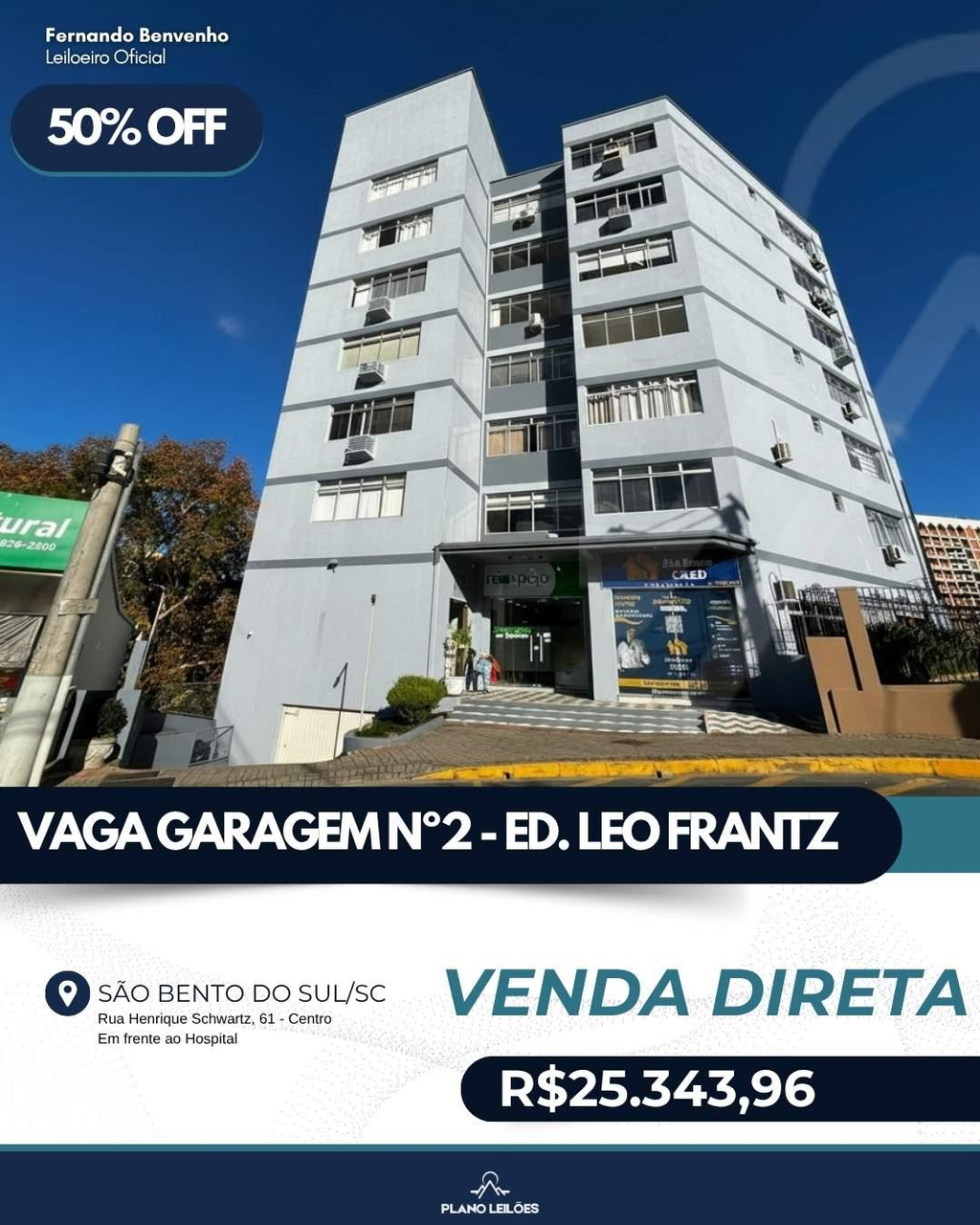 Vaga Garagem nº2 Ed. Leo Frantz - SBS