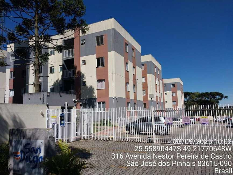 Direitos sobre o Apartamento n° 303, do Bloco n° 01, do Tipo 2-A, Condomínio Residencial San Diego, Rua Nestor Pereira de Castro, São José dos Pinhais/PR