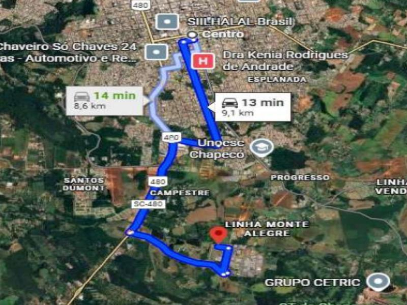 Lote, 364.82 m2, Chapecó / SC