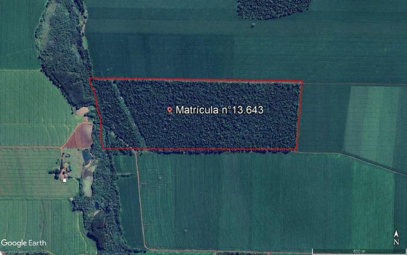 Parte ideal de 50% de 1,1833 hectares situados na Gleba n° 04, Colônia C, Serra Marecajú, Guaíra/PR