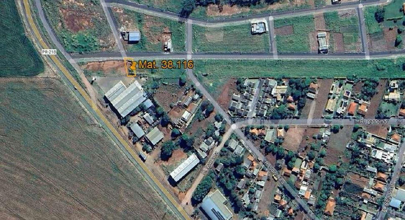 LOTE 36: Imóvel objeto da matrícula nº 38.116 localizado em Astorga/PR
