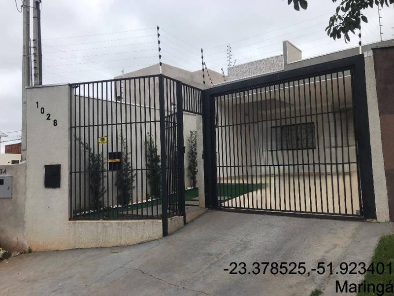 Casa 99m² com Terreno 162m² | Maringá-PR | Jardim Dias - 3 Dorms, 2 Banheiros - 3Km do Ody Park Aquático - Financiamento até 420 Meses!