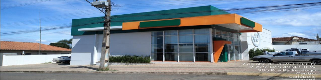 IMÓVEL URBANO COM ÁREA TOTAL DE  550,00 m2- Em  CARLÓPOLIS/PR