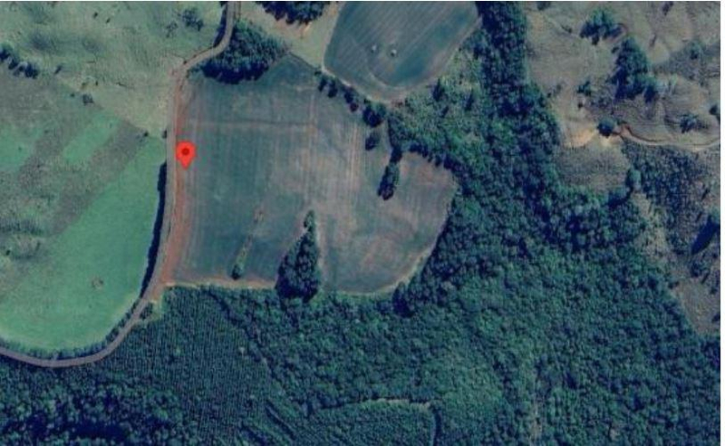 Terreno Rural com área de 12,30 hectares, sem benfeitorias- Cândido de Abreu/PR.