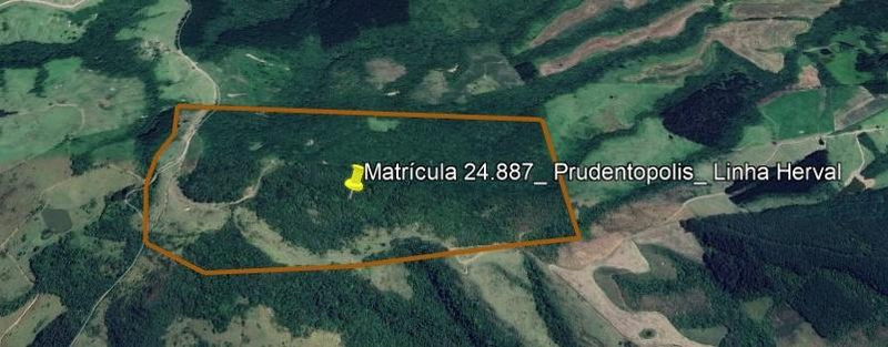 Área Rural com 47,36 Hectares  Linha Herval  Prudentópolis/PR