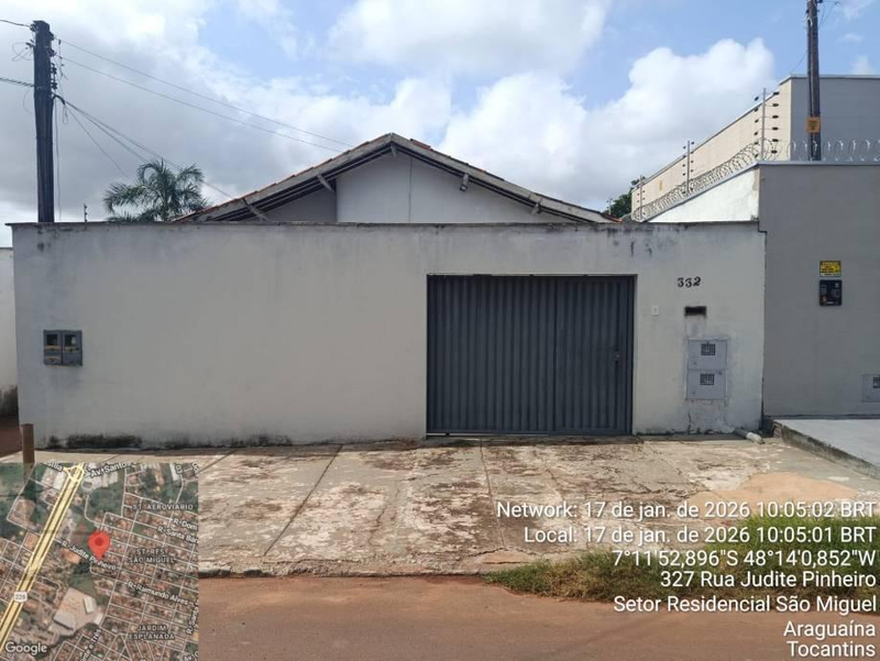 Casa 184m² com 4 Dormitórios - Amplo Terreno 360m² | Araguaína-TO | Loteamento São Miguel - Financiamento até 420 Meses!