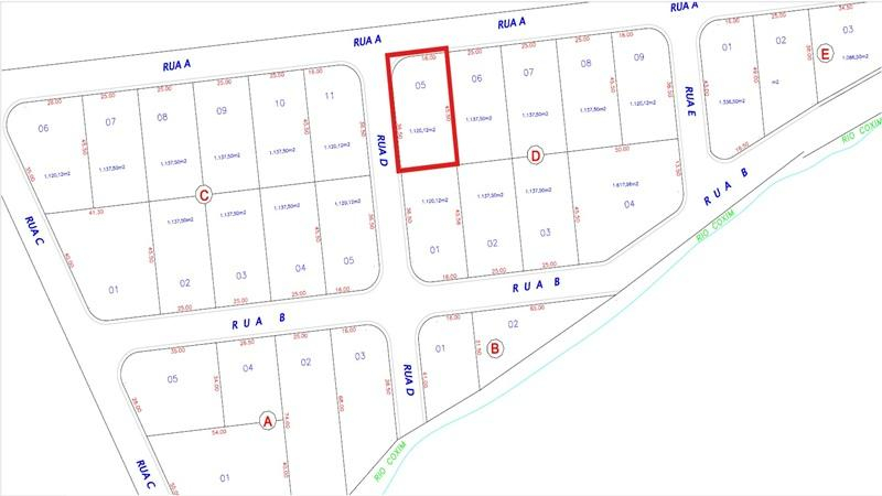 Terreno Urbano | A.T. 1.120 M² | Sem Benfeitorias | Bairro Nova Coxim | Coxim/MS
