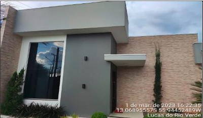 Casa 135.52 m2, LUCAS DO RIO VERDE / MT
