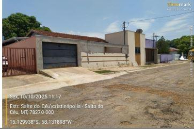 Casa Residencial | A.T. 342,84m² e A.C 178,57m²  Bairro Boa Esperança | Salto do Céu/MT