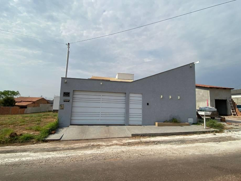 Casa 157m² com Terreno 260m² | Porangatu-GO | Residencial Cidade Jardim - Financiamento até 420 Meses!