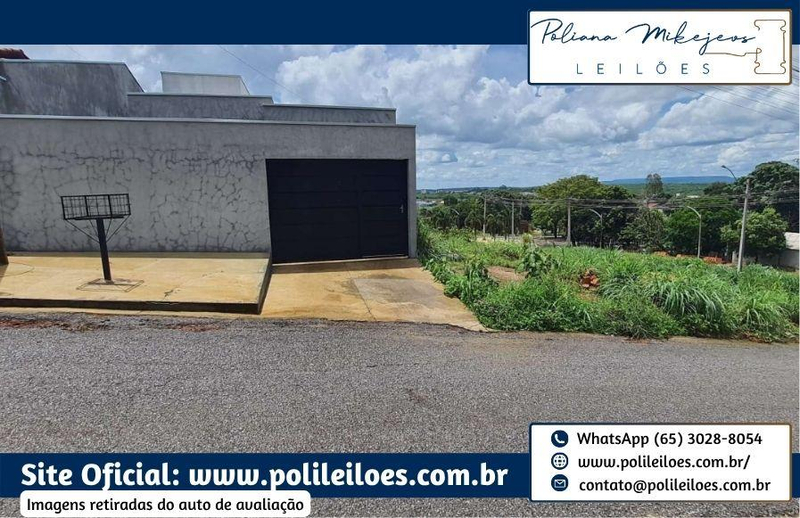 Imóvel urbano, AC 437,50m², AT 75,0m², não averbados na matrícula, em Nova Barra, Barra do Garças/MT