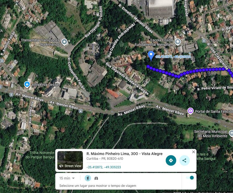 Venda Particular: Terreno Urbano com 1.732m², sem benfeitórias na Rua Máximo Pinheiro Lima, Curitiba/PR