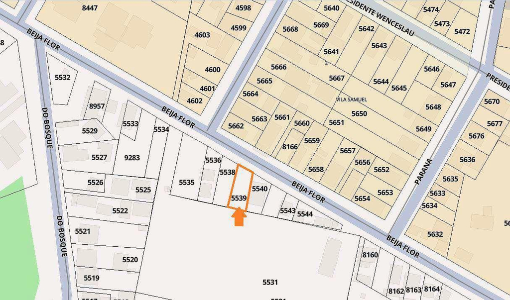 LOTE 22: Imóvel objeto da matrícula nº 9.540 localizado em Astorga/PR