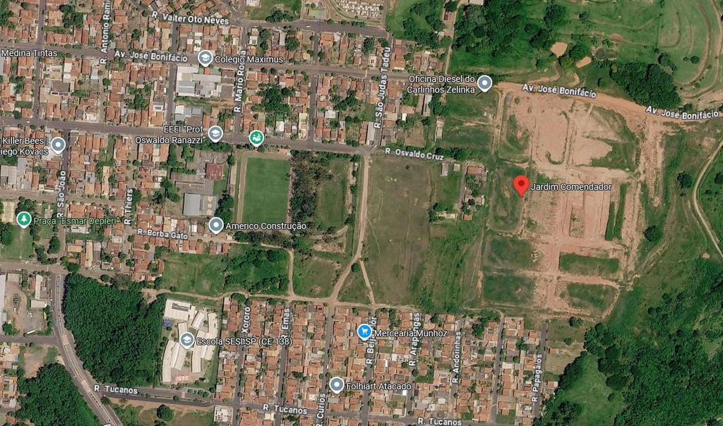 Terreno urbano, a.t. 202m², jd. comendador