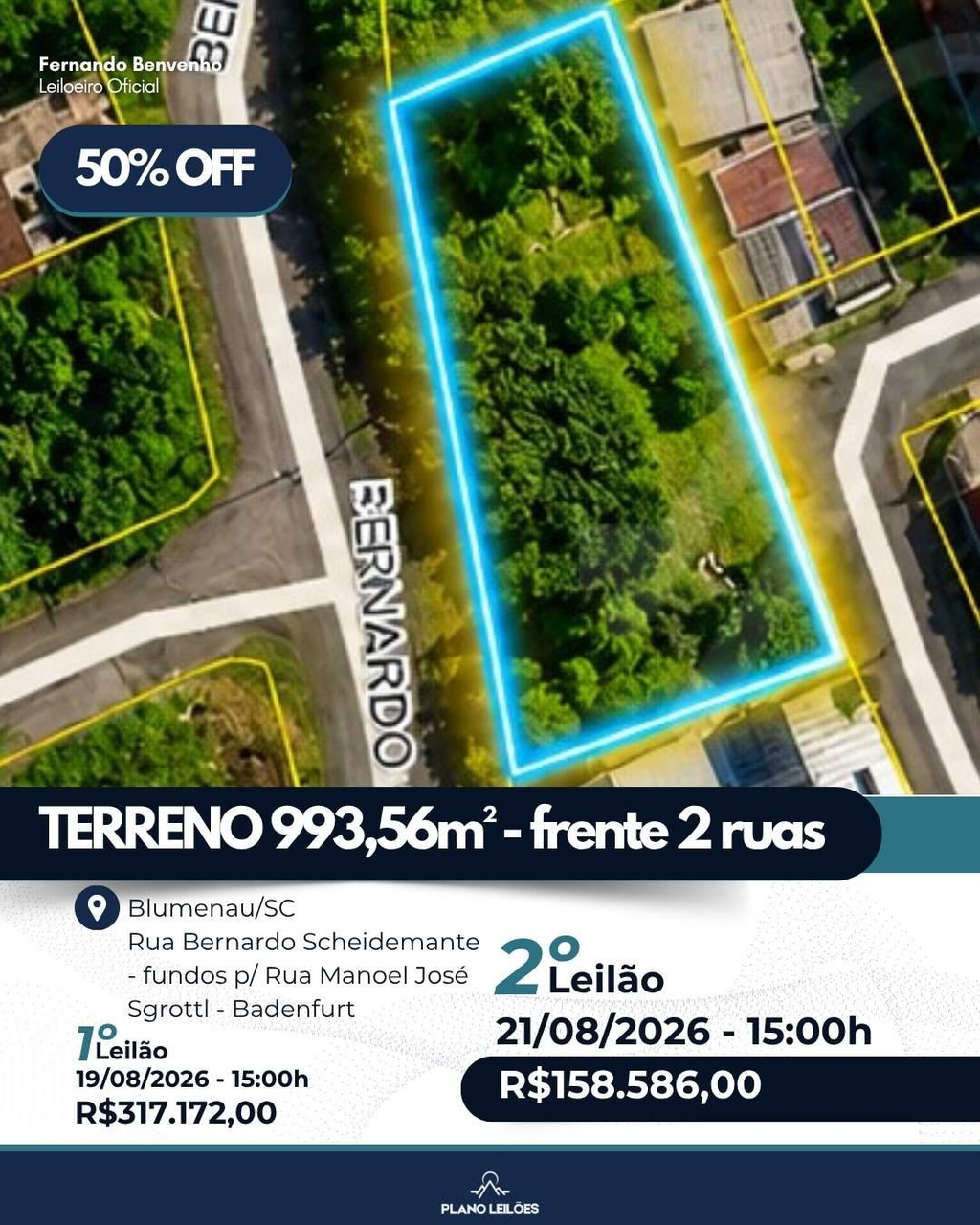 Terreno Blumenau - Badenfurt