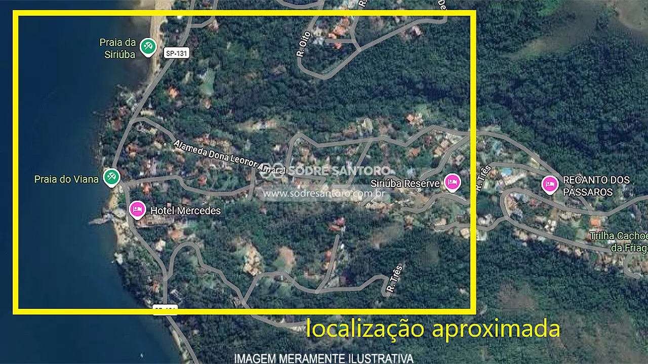 Área de terras - siriúba - ilhabela - sp